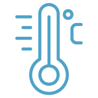 Heat resistance up to 150 °C